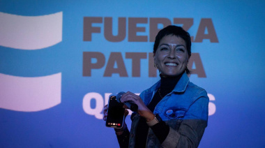 CFK envió un mensaje a la militancia en un plenario: “Mucha fuerza”