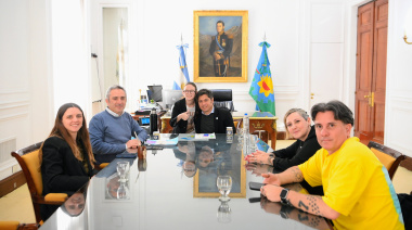 Kicillof recibió a Ian Moche y dialogaron sobre proyectos para defender los derechos de las personas con discapacidad