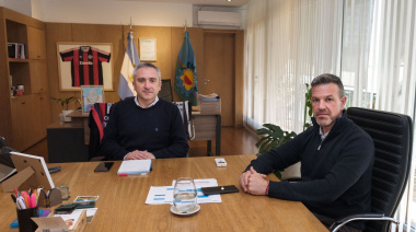 El ministro Larroque recibió a Sciaini y avanzaron en tres proyectos sociales