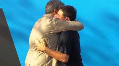 Grabois se abrazó con Massa: “Me ayudó mucho en la campaña”