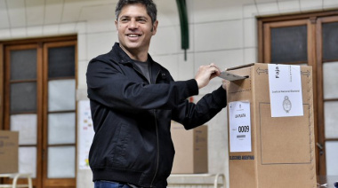 Kicillof: “Estamos votando qué va a pasar en la Argentina, y eso se resuelve en las urnas”