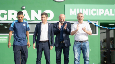 Ensenada: Kicillof y Secco inauguraron el complejo deportivo Club Belgrano