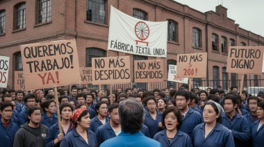 Crisis en Lanús: fábrica textil cierra y deja a 50 trabajadores sin empleo