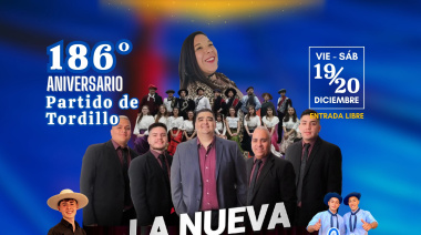 Fiesta 186° Aniversario de Tordillo: un fin de semana a pura celebración