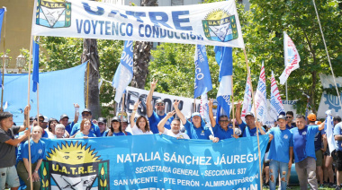 Rechazo a la reforma laboral: UATRE en la marcha de la CGT