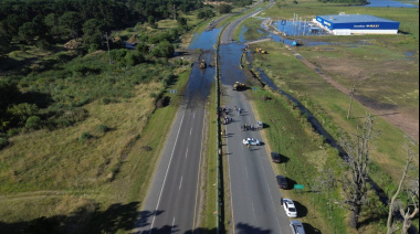Vacaciones con olor a cloaca: caos en la Ruta 11 a la altura de Pinamar
