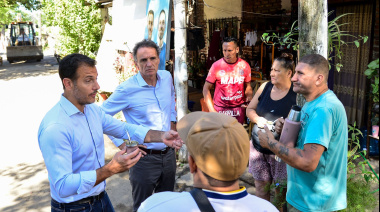 Lanús: avanzan las obras hidráulicas en Jardín para prevenir inundaciones