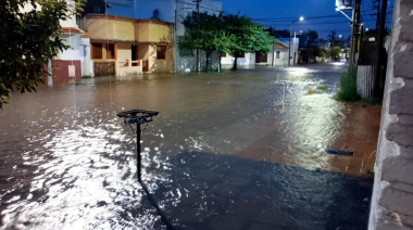 Temporal en Olavarría: casas inundadas y calles anegadas en la Ciudad