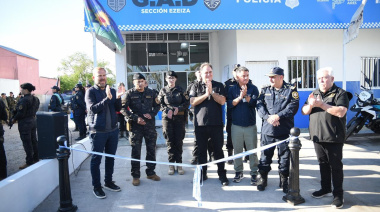 Ezeiza: Granados y Alonso inauguraron una nueva base operativa de seguridad