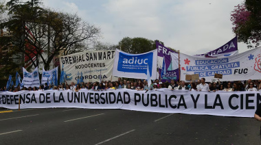 Sindicalistas, gobernadores y dirigentes marchan hoy en todo el país por la universidad pública
