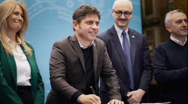 Kicillof redobló la apuesta con UNICEF y apuntó a Milei: “Si no está el Estado, solo crece el desamparo”