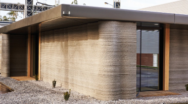Construcción 3D en Argentina: una impresora levanta una casa de 120 m² en solo 48 horas