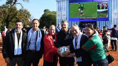 Con embajadores de EE.UU., México y Canadá, la Ciudad inauguró el Fan Fest del Mundial 2026 en Palermo