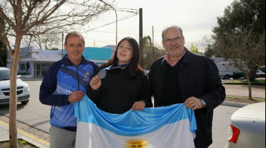 Tordillo celebra a su atleta mundialista: Milagros Rosas irá al Mundial U20 en Oregon