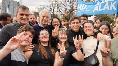 Kicillof y Alak encabezaron en La Plata el acto central por Evita y apuntaron contra "la ultraderecha"