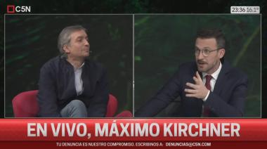 Máximo Kirchner negó diferencias de fondo con Kicillof y dijo no poder explicar la interna