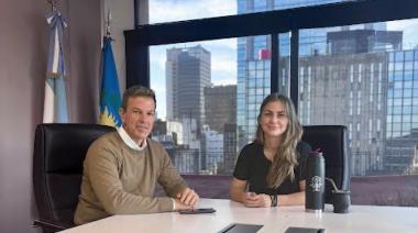 Sciaini acordó nuevas acciones con la Fundación Banco Provincia para Roque Pérez