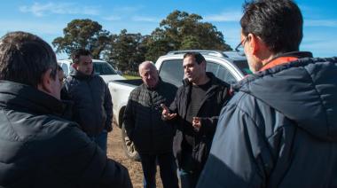 Puerto Quequén aportó fondos para recuperar caminos rurales afectados por las lluvias