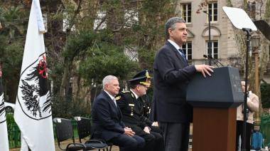 Jorge Macri reivindicó su política de “orden” durante un reconocimiento a policías