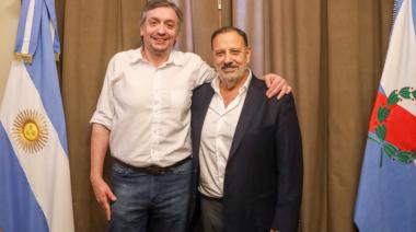 Máximo y Quintela compartieron una foto sin Kicillof