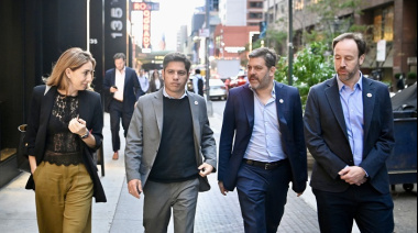 Kicillof mantuvo una agenda con fondos de inversión y empresarios en Nueva York