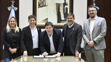 Kicillof desplegó $7.855 millones en leasing para municipios y apuntó a sostener la gestión local