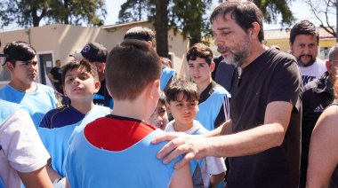 San Martín: Moreira habilitó en José Hernández un polideportivo cubierto tras el abandono de Nación
