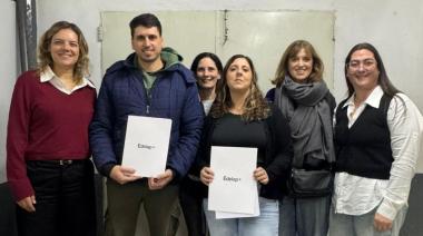 EDELAP lanza puntos de carga solar construidos por alumnos de escuelas técnicas de Berisso y Ensenada