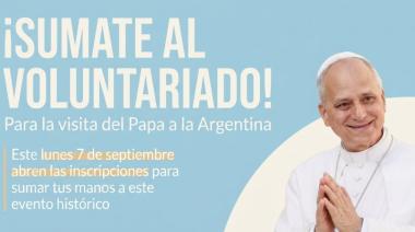 Abrieron la inscripción para ser voluntario durante la visita de León XIV a la Argentina