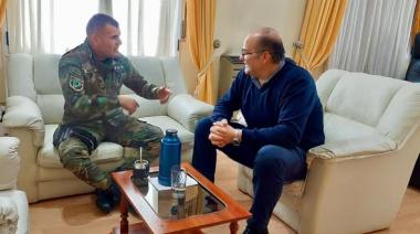 Olivera recibió al nuevo jefe del Comando de Prevención Rural