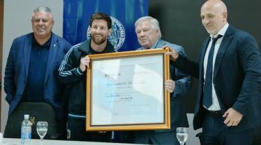 La UBA le entregó a Messi el título de Doctor Honoris Causa
