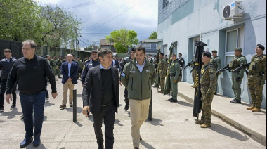 San Isidro: Lanús y Kicillof inauguraron la nueva base permanente de la UTOI en La Cava
