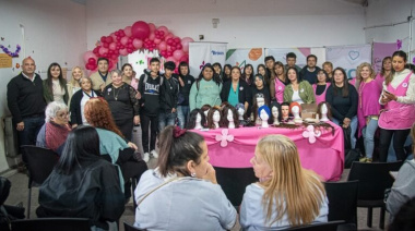 Octubre Rosa en Burzaco: Almirante Brown dio el primer paso de su Banco de Pelucas Solidarias