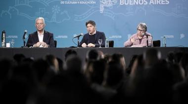 A 150 años de la Ley de Educación Común, Kicillof cruzó a Milei por el ajuste y defendió la escuela pública