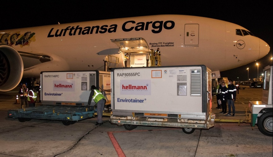 Llegaron al país más de 1 millón y medio de vacunas Sinopharm