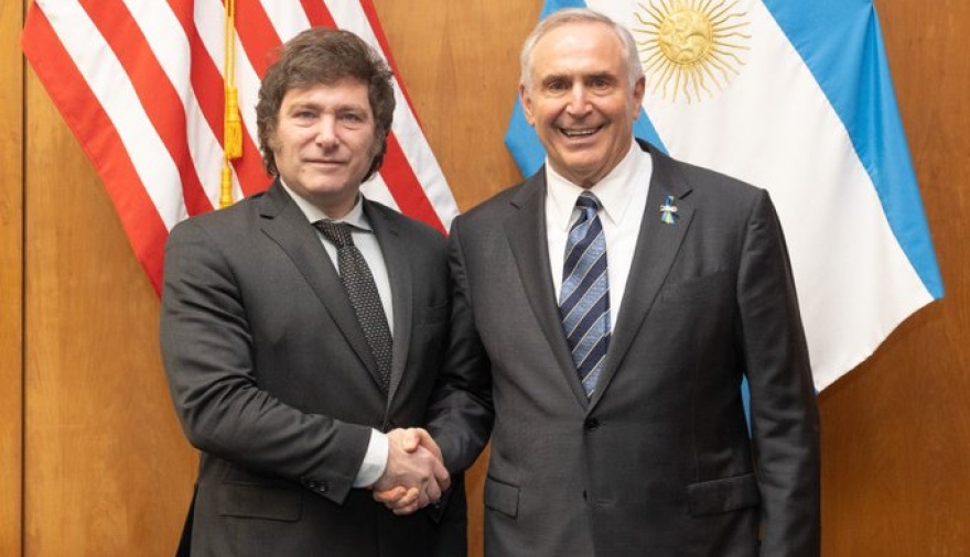 Javier Milei se reunió con el embajador de los Estados Unidos