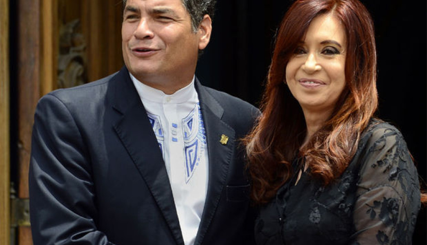 Evo Morales y Rafael Correa se solidarizaron con Cristina Kirchner