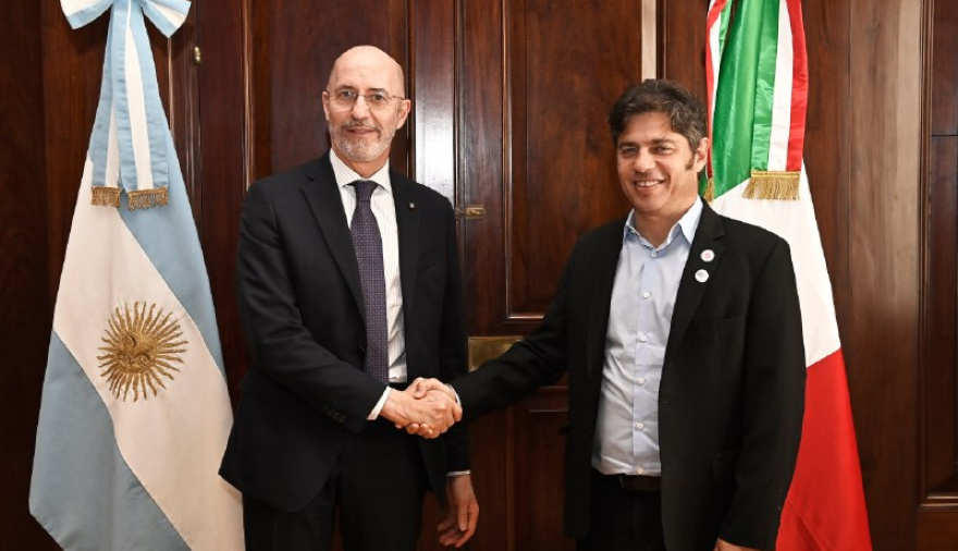 Kicillof recibió al embajador de Italia para fortalecer la cooperación bilateral
