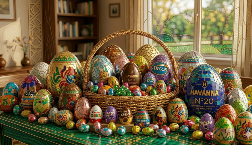 Pascuas por las nubes: aumentan los precios de roscas y huevos de chocolate