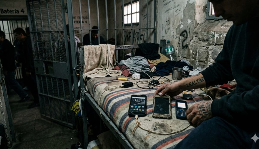 Bloquearán celulares en cárceles federales para impedir delitos desde los penales