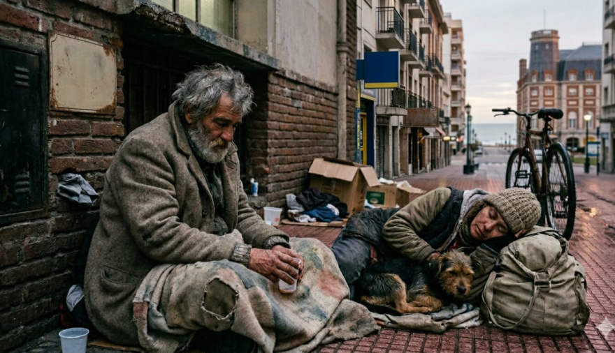 Crece la gente en situación de calle en Mar del Plata: la Iglesia exige al Estado un abordaje integral
