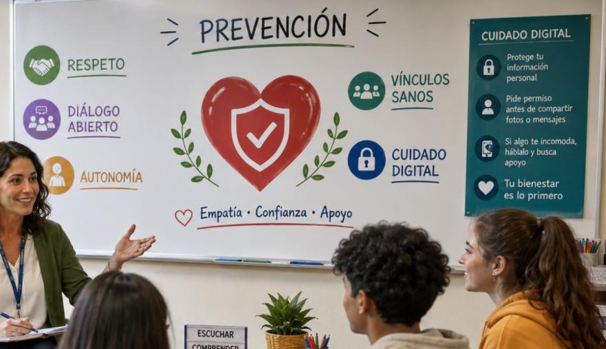 Buscan prevenir noviazgos violentos en escuelas secundarias