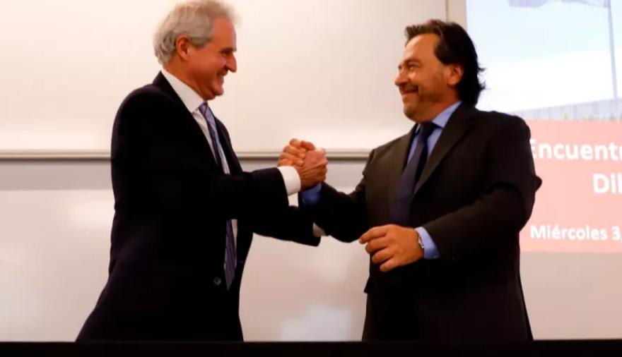 Sáenz firmó un acuerdo educativo con la Universidad Torcuato Di Tella