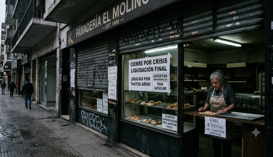 Tarifas, insumos y menos ventas: el combo que dejó 3.000 panaderías menos en el país