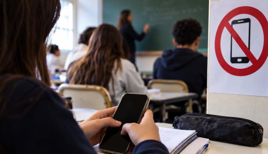 Es ley: Buenos Aires regula el uso de celulares en las escuelas primarias y secundarias