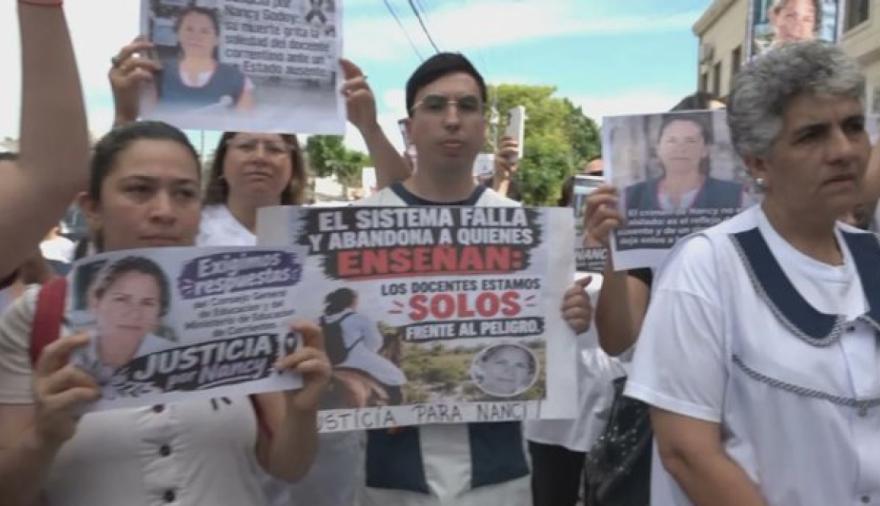 Paro docente por el crimen de Nancy Godoy: fuerte adhesión en escuelas bonaerenses