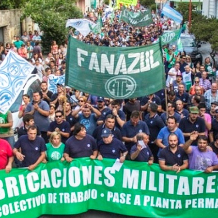 Fanazul: Trabajadores marchan ante el posible cierre de la fábrica estatal