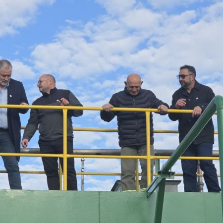 Ramallo: el intendente Mauro Poletti inauguró la planta cloacal de El Paraíso