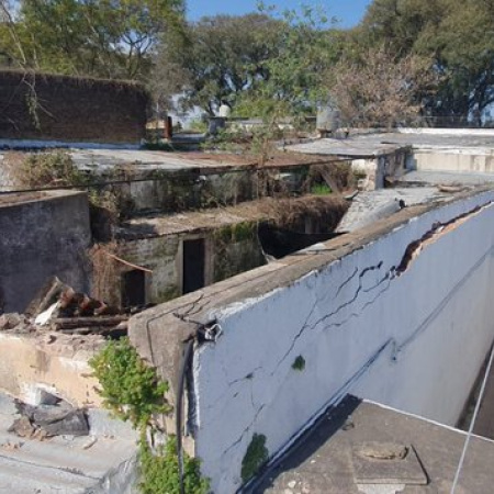 Preocupación en La Plata por una demolición que afecta a un complejo de departamentos