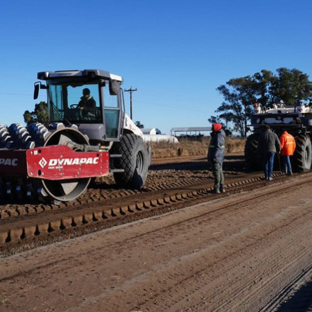 Reactivan las obras para completar el corredor de la Ruta del Cereal